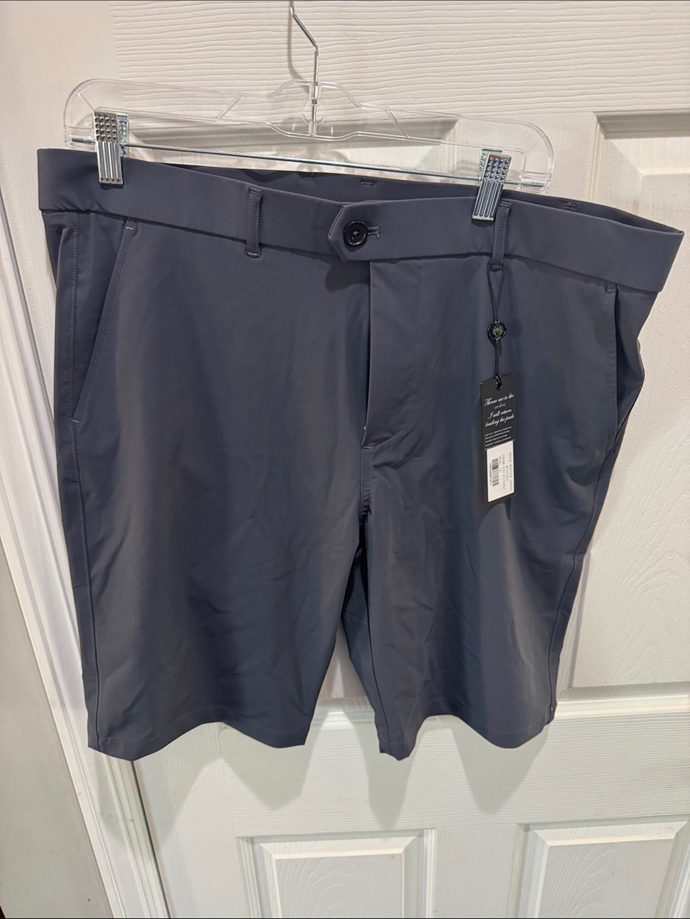 Greyson Men's Performance Flat Front Shorts - Charcoal